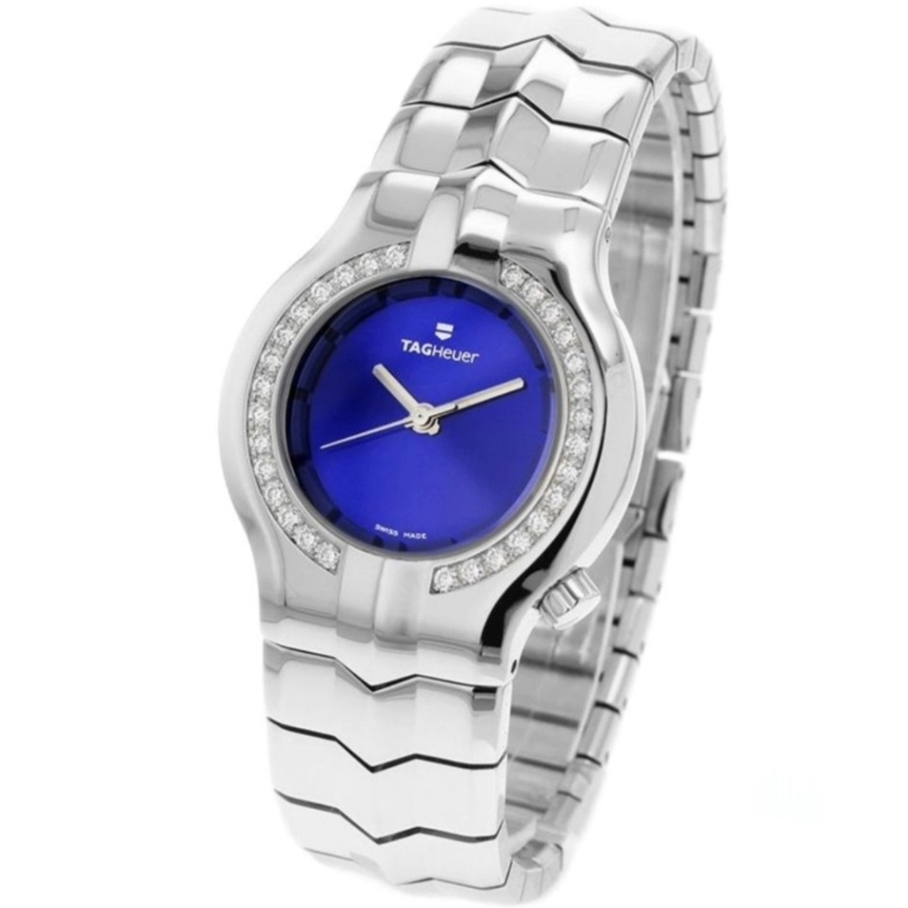 Tag Heuer Silver and Blue Women's Watch